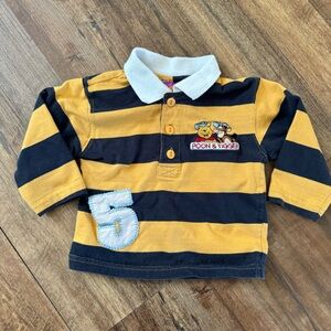 Vintage Winnie The Pooh & Tigger embroidered polo